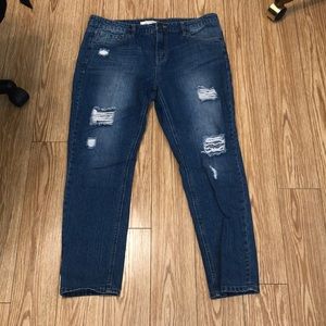 Blue Ripped Jeans. life in progress